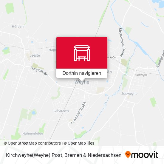 Kirchweyhe(Weyhe) Post Karte