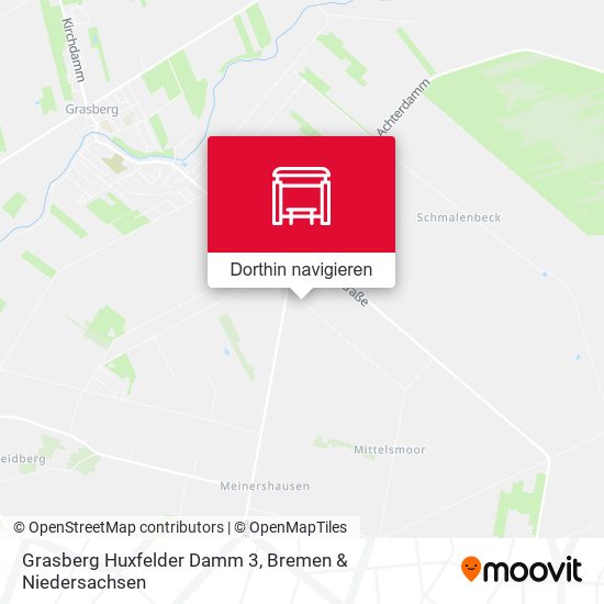 Grasberg Huxfelder Damm 3 Karte