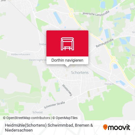 Heidmühle(Schortens) Schwimmbad Karte