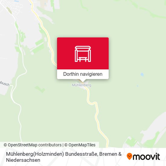Mühlenberg(Holzminden) Bundesstraße Karte