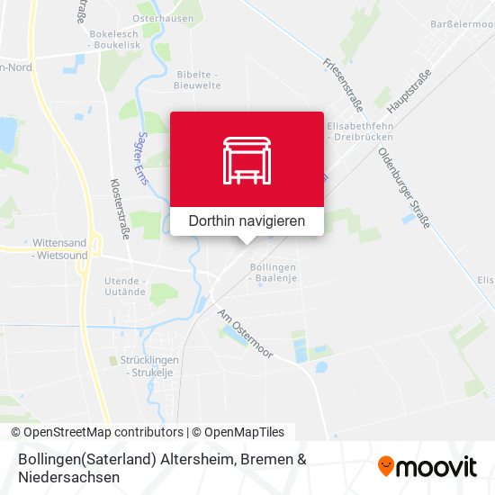 Bollingen(Saterland) Altersheim Karte