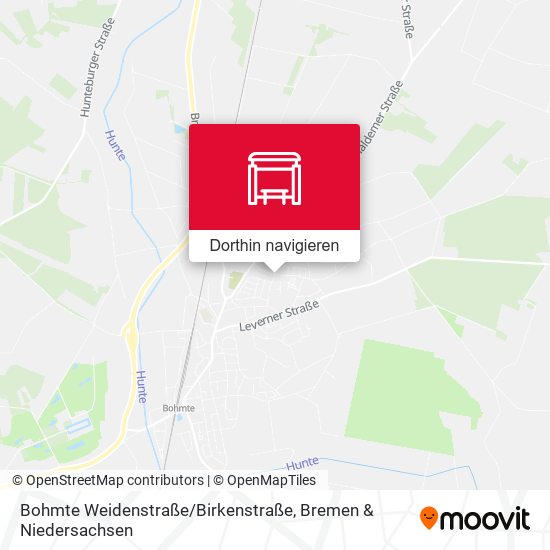 Bohmte Weidenstraße / Birkenstraße Karte