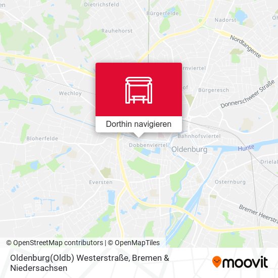 Oldenburg(Oldb) Westerstraße Karte