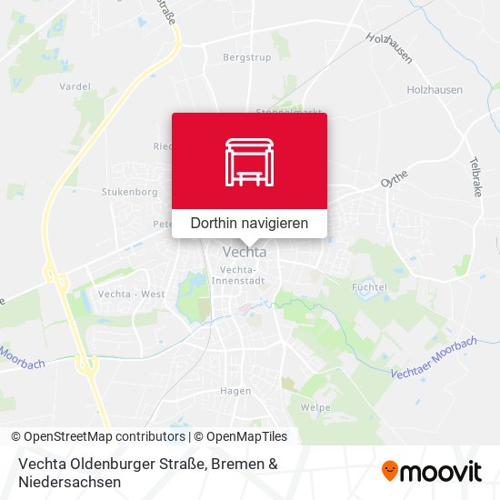 Vechta Oldenburger Straße Karte