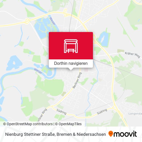 Nienburg Stettiner Straße Karte