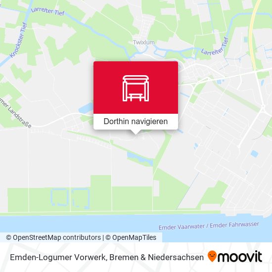 Emden-Logumer Vorwerk Karte