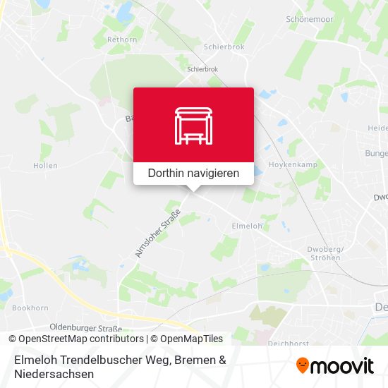 Elmeloh Trendelbuscher Weg Karte