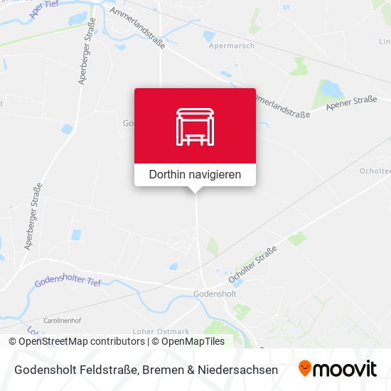 Godensholt Feldstraße Karte