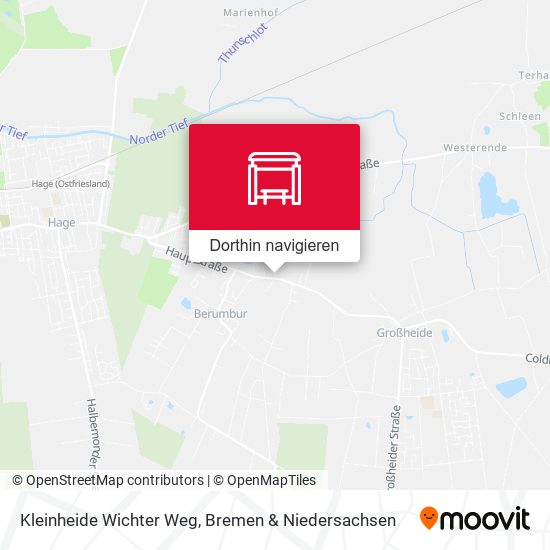 Kleinheide Wichter Weg Karte
