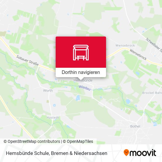 Hemsbünde Schule Karte
