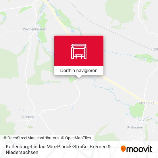 Katlenburg-Lindau Max-Planck-Straße Karte