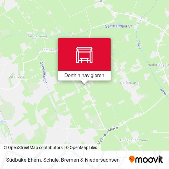 Südbäke Ehem. Schule Karte