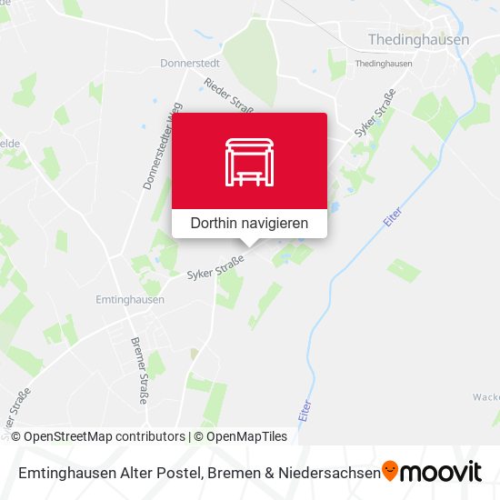 Emtinghausen Alter Postel Karte