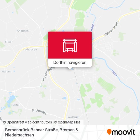 Bersenbrück Bahner Straße Karte