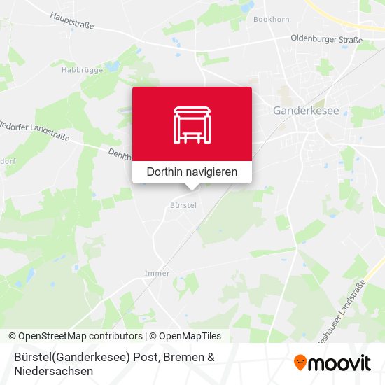 Bürstel(Ganderkesee) Post Karte