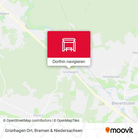Grünhagen Ort Karte