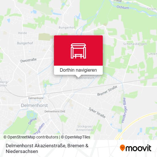 Delmenhorst Akazienstraße Karte