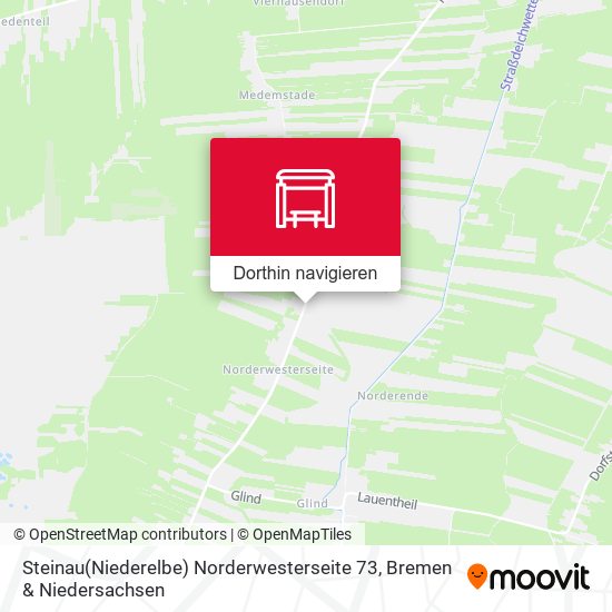 Steinau(Niederelbe) Norderwesterseite 73 Karte