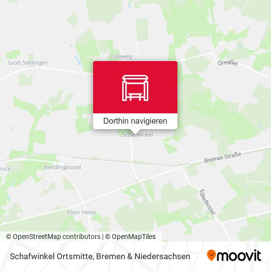 Schafwinkel Ortsmitte Karte