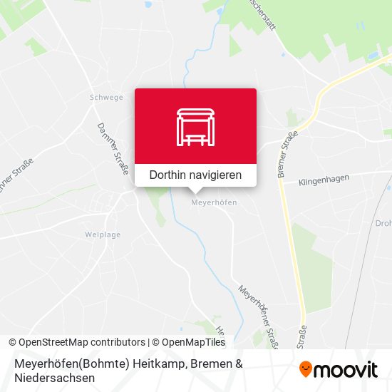 Meyerhöfen(Bohmte) Heitkamp Karte