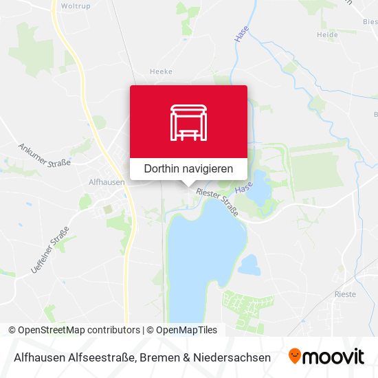 Alfhausen Alfseestraße Karte