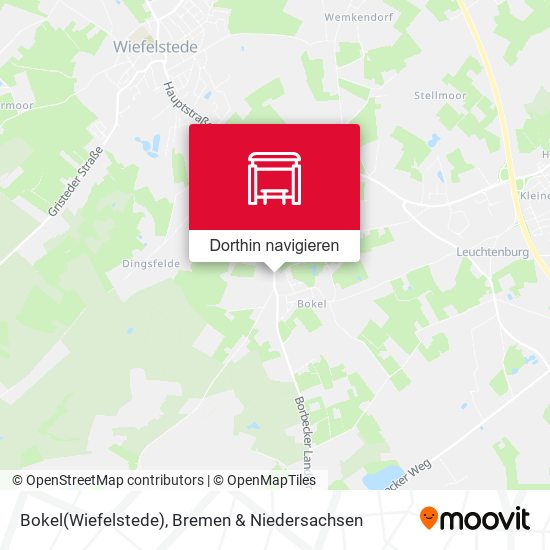 Bokel(Wiefelstede) Karte
