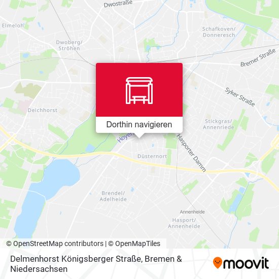 Delmenhorst Königsberger Straße Karte