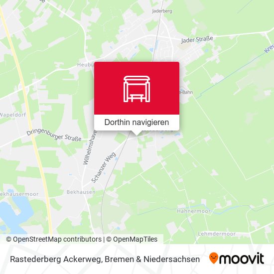 Rastederberg Ackerweg Karte