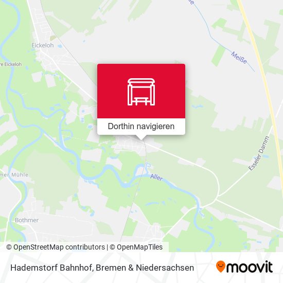 Hademstorf Bahnhof Karte