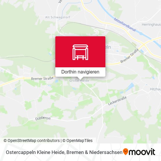 Ostercappeln Kleine Heide Karte