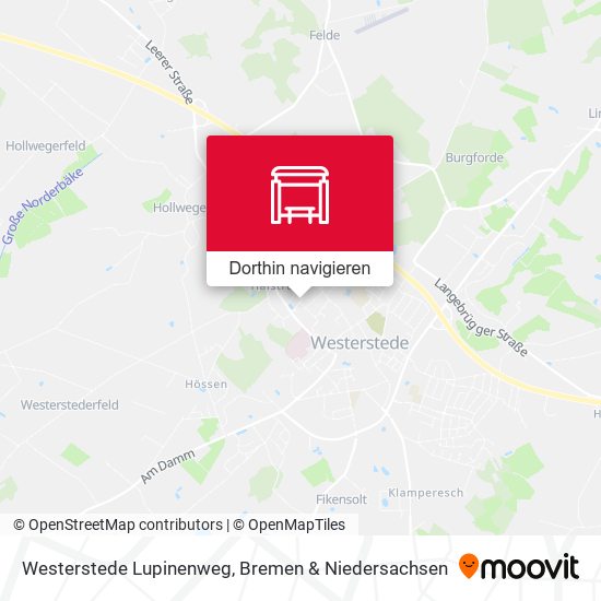 Westerstede Lupinenweg Karte