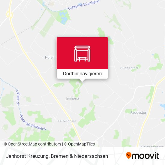 Jenhorst Kreuzung Karte