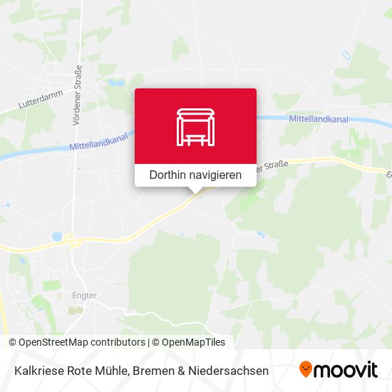 Kalkriese Rote Mühle Karte