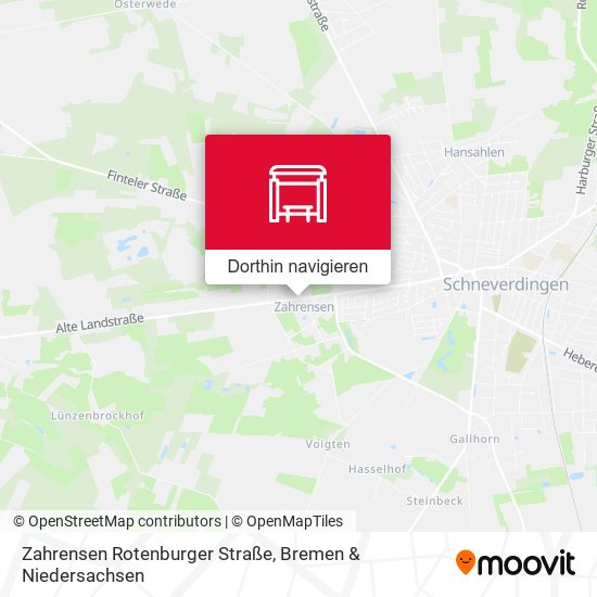Zahrensen Rotenburger Straße Karte