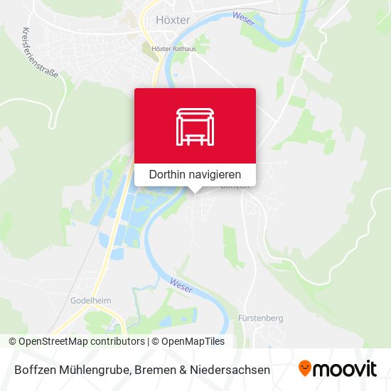 Boffzen Mühlengrube Karte