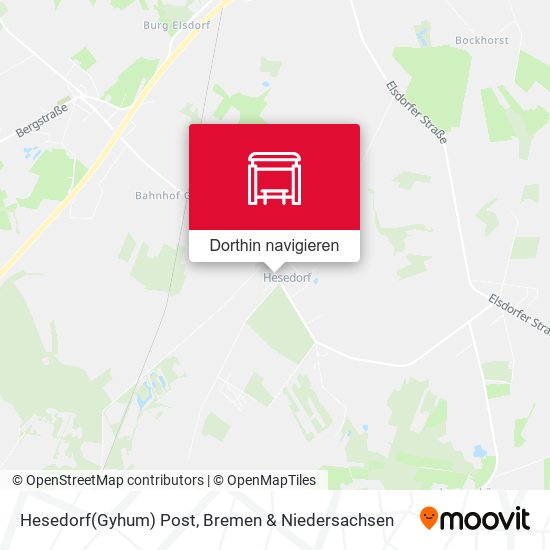 Hesedorf(Gyhum) Post Karte
