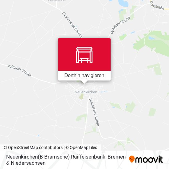 Neuenkirchen(B Bramsche) Raiffeisenbank Karte