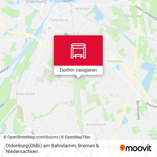 Oldenburg(Oldb) am Bahndamm Karte
