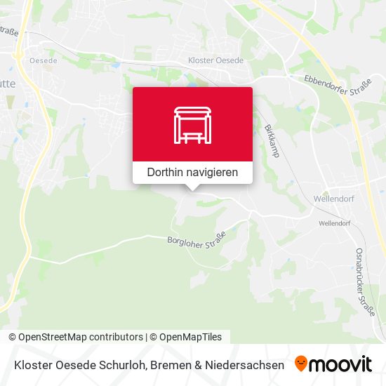 Kloster Oesede Schurloh Karte