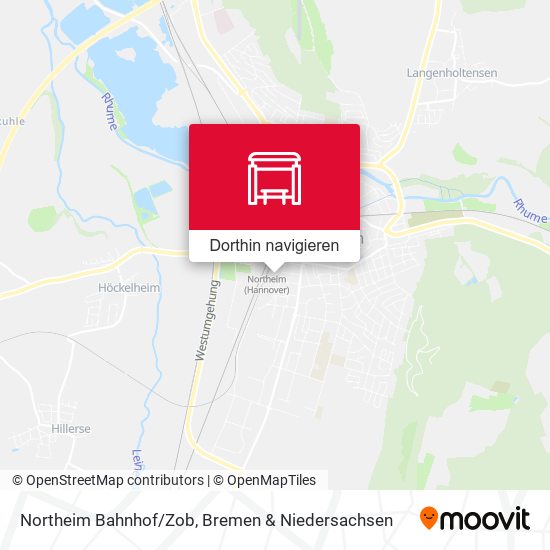 Northeim Bahnhof/Zob Karte