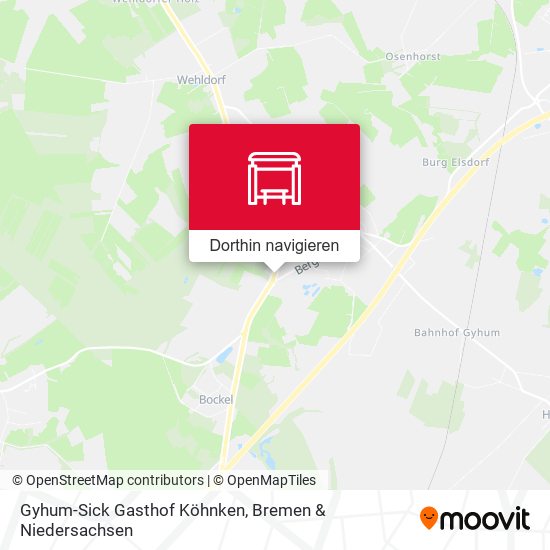 Gyhum-Sick Gasthof Köhnken Karte