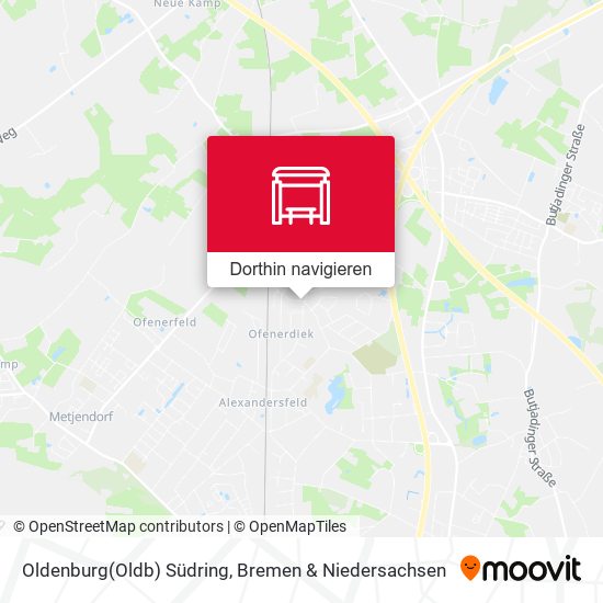 Oldenburg(Oldb) Südring Karte