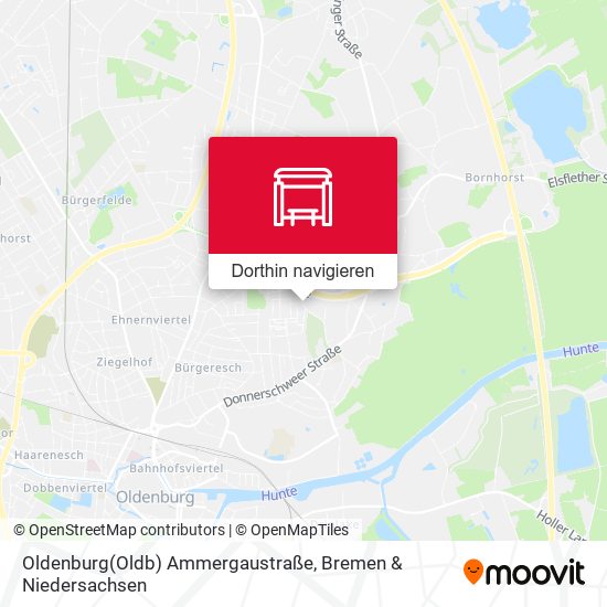 Oldenburg(Oldb) Ammergaustraße Karte