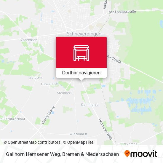 Gallhorn Hemsener Weg Karte
