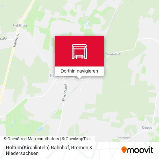 Holtum(Kirchlinteln) Bahnhof Karte