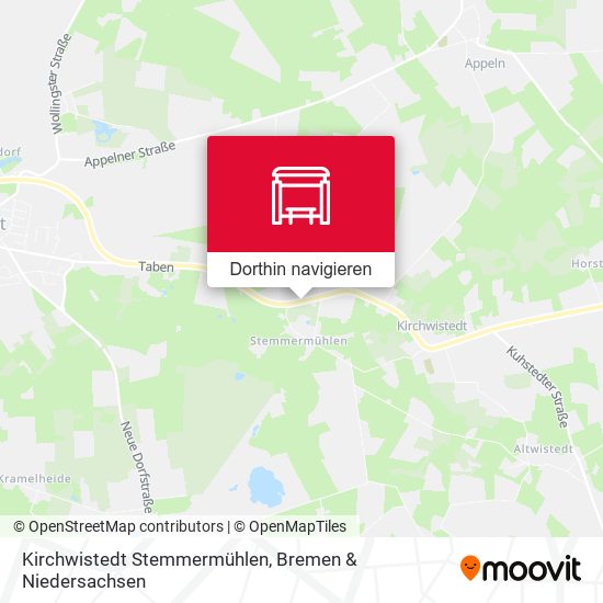 Kirchwistedt Stemmermühlen Karte