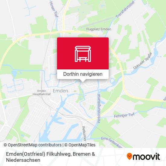 Emden(Ostfriesl) Filkuhlweg Karte