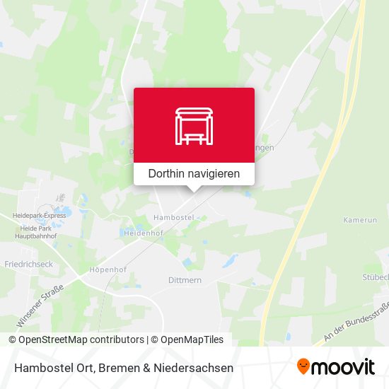 Hambostel Ort Karte