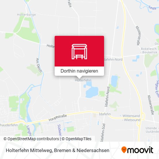 Holterfehn Mittelweg Karte
