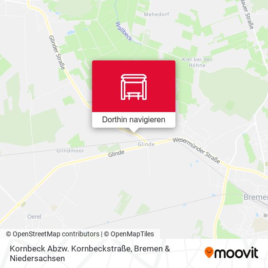Kornbeck Abzw. Kornbeckstraße Karte